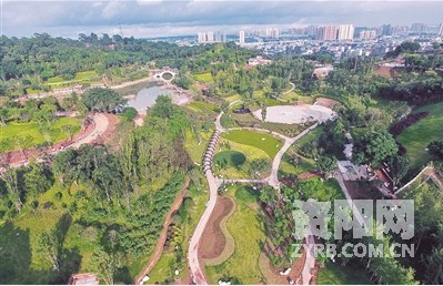 鳳嶺公園展新顏  市民稱贊修得好